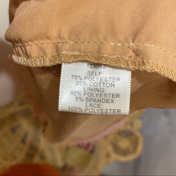 Anthropologie Current Air Pink Lace Midi Dress - Picture 10 of 11